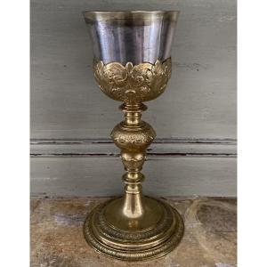 Chalice, Gilt Bronze, Silver And Vermeil, 18th Century