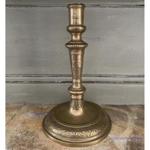 Torch, Candlestick, Bronze, Louis XIV