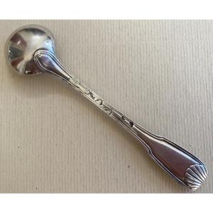 Spoon, Mustard Ladle, Silver, Paris 1754