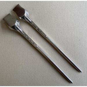 Moelle Spoons, Moelle Tires, Salt Scoops, Silver, Paris 1752