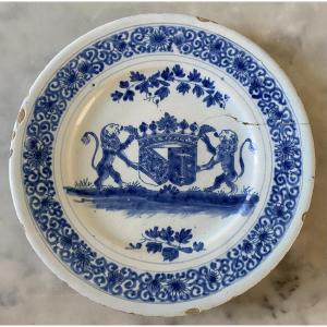 Plate, Coat Of Arms, Nevers