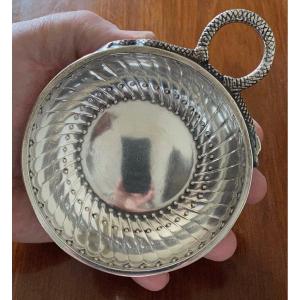 Tastevin, Wine Cup, Silver, Melun, 18th