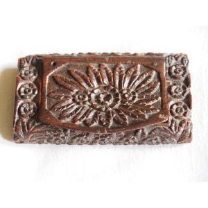 Carved Wooden Snuff Box