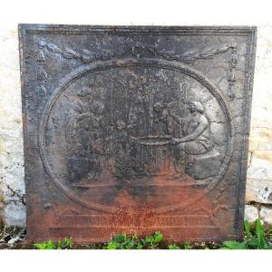 Large Fireplace Plate With Loves