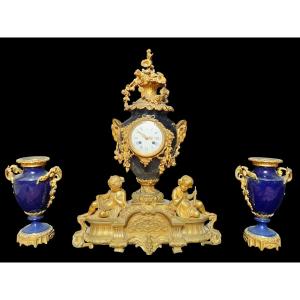 Important Napoleon III Fireplace Set