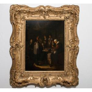 17th Century Flemish School Tavern Scene