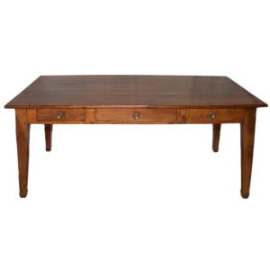 Farm Table In Walnut Directoire Period