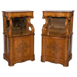 Pair Of Sicilian Sideboards, Mid-19th Century