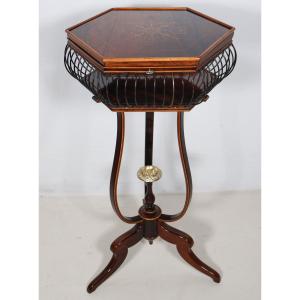 Charles X Rosewood And Lemonwood Knitting Machine