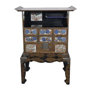 Japanese Shodana Cabinet Meiji Period 1868-1912