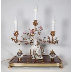 Bronze And Lacquer Inkwell From Japan, Late 19th Century