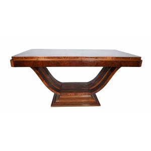 Art Deco Period Walnut Dining Table