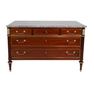 Louis XVI Period Mahogany Commode By F. Schey