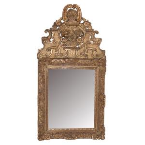 Regency Period Pediment Mirror, Early 18th Century.