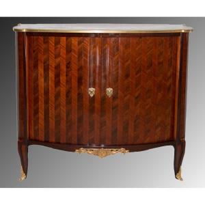 l'Escalier De Cristal Curtain Cabinet, Late 19th Century