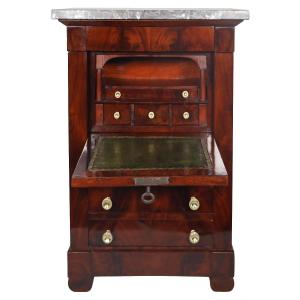 Mahogany Secretary Desk, Restoration Period