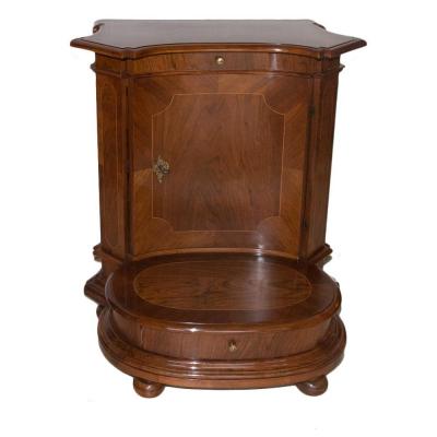 Prie-dieu en noyer, Italie XVIIIe Siècle