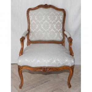 Louis XV Flat Back Armchair