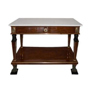Mahogany Console Consulate Period