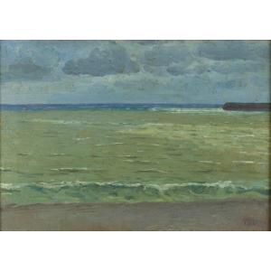 Charles Jean Ogier Marine Painting Seaside Saint Jean De Luz Wave 1888 Basque Country