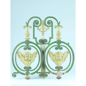 Old Chapel Siding Angels With Spread Wings Golden 18th Patinated Bronze Grid