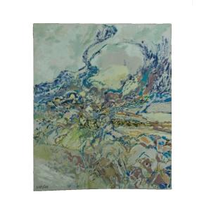 Annie Cardin Modern Painting Lyrical Abstraction 1982 Bogratchew