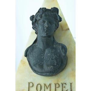  Chiurazzi Bronze Ancient Italy Portrait Antinous Bacchus Marble Pompeii Grand Tour Souvenir