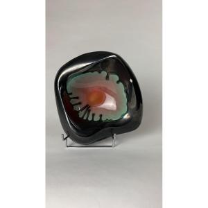 Rare Coop Ceramic 1954 Jean Teulieres Free Form Abstraction Jouve