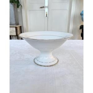 Porcelain Compotier Coupe - W. Guérin - Large Format