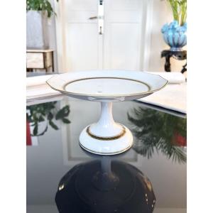 Fruit And Dessert Serving Bowl - Limoges Porcelain - A. Lanternier - Art Deco