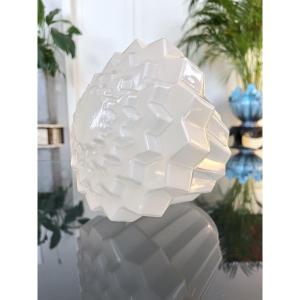 Art Deco Skyscrapper Globe - Frosted Glass - Pendant Chandelier Lamp