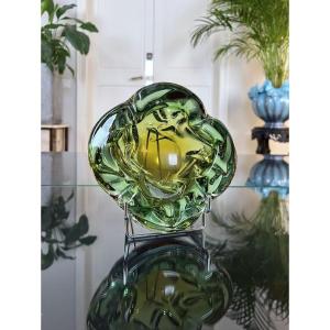 Vintage Ashtray - Murano Blown Crystal 