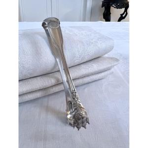 Solid Silver Sugar Tongs - Lion's Paws - Minerva Hallmark - Silversmith Savary & Sons