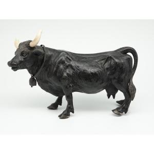 Vienna Bronze, Cow, Late 19th Century