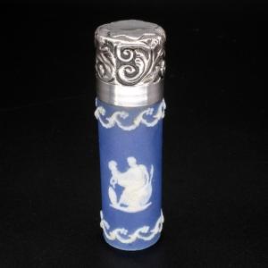 Silver Perfume Salts Bottle By Wedgwood, Charles May, Late 19th Century