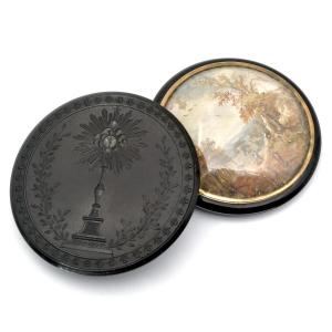 Miniature Animated Landscape Box And Monstrance Restoration Period