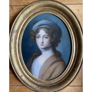 Young Woman With A Turban, 19th Century French School