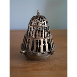 Medieval Gothic Openwork Bronze Incense Burner - Upper Aragon, Spain, 14th-15th Century