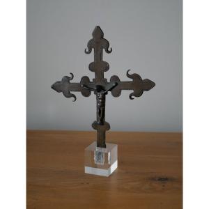 Medieval Spanish Processional Cross – Burgos, Castile, Late 14th–early 15th Century