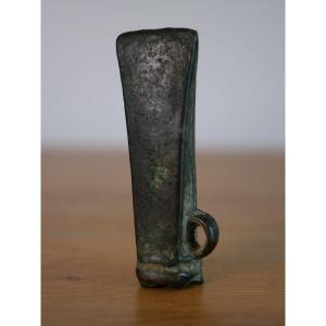 Small Socketed Axe With A Side Ring – Late Bronze Age, Protohistory, Archaeology