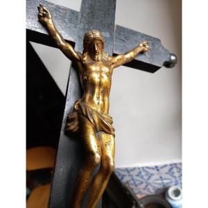 Christ In Gilded Bronze France 17th Century