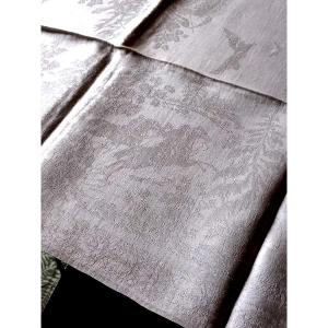 Deer Tableware Set, Tablecloth And 30 Napkins, 19th Century, Venerie Chasse A Courre