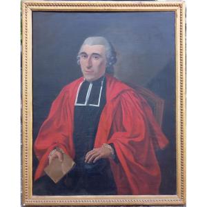 Portrait Of Jacques Doumanjoux Larroque, Mayor Of Auvillar, Tarn Et Garonne, 18th Century