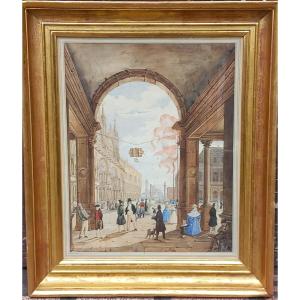 View Of St. Mark's Square In Venice, Italy. Souvenir Of The Grand Tour, 19th Century 