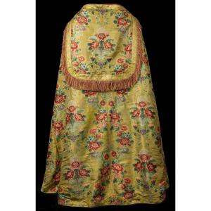 Restoration (charles X) Silk Lampas Cape Sacred Textile
