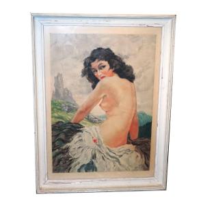 Yves Diey, Nu Lithograph