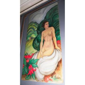 Pp Labrouasse, Oil On Wood