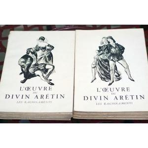 Curiosa The Work Of The Divine Aretino, First And Second Book Of The Ragionamenti, 2 Vol.