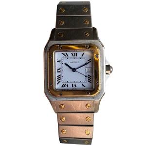 Cartier, Santos De Cartier, Gold Steel