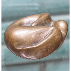 Small Bronze Sculpture Of A Woman 1983